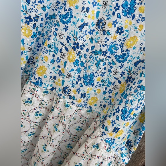 Playa Lucila spaghetti strap tiered bojo floral maxi dress - Picture 9 of 11